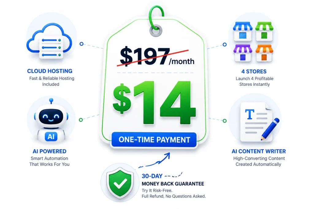 CommissionHub AI pricing — $14 one-time vs $197 monthly